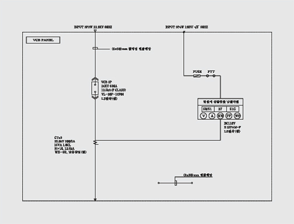 High Voltage Switchgear Drawing